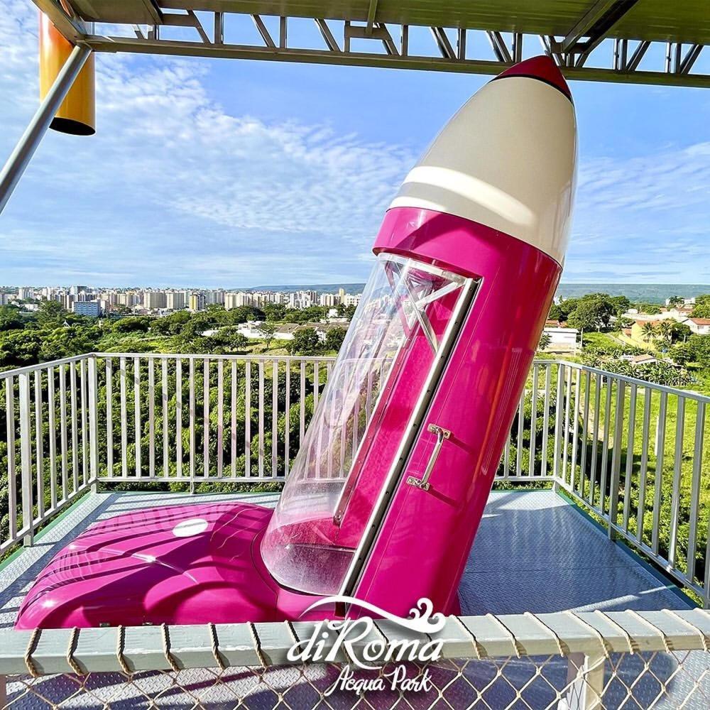 Hotel Spazzio Diroma Cafe Da Manha E Acesso Ao Acqua Park カルダス・ノバス エクステリア 写真
